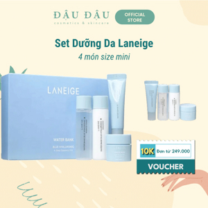 Bộ dưỡng da Laneige Water Bank Trial - 4 món