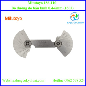 Bộ dưỡng đo bán kính Mitutoyo 186-110