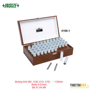 Bộ dưỡng đo hình trụ Insize 4166-1 (Ø0.50~1.00/0.01mm)