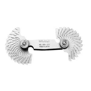 Bộ dưỡng đo ren Mitutoyo 188-101 (4~42TPI/30 lá, hệ inch)