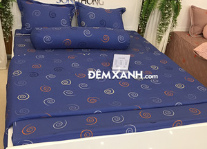 Bộ ga gối Sông Hồng Cotton C19C69