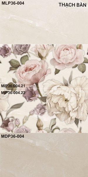 Bộ gạch ốp tường mờ Thạch Bàn MLP36-004