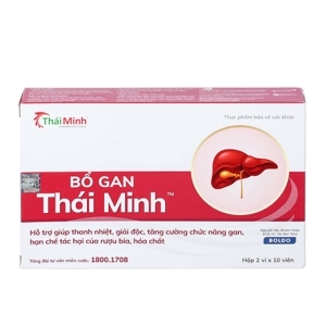 Bổ gan Thái Minh - Hỗ trợ thanh nhiệt, giải độc gan