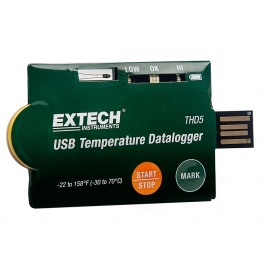 Bộ ghi dữ liệu nhiệt độ USB Extech THD5