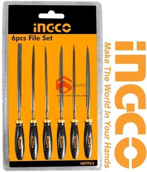 Bộ giũa mini 6 chi tiết Ingco HKTF63