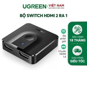 Bộ gộp HDMI 2 vào 1 ra Ugreen 50966