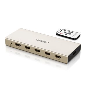 Bộ gộp HDMI 5 ra 1 hỗ trợ 4K có Optical + Audio Ugreen 40370