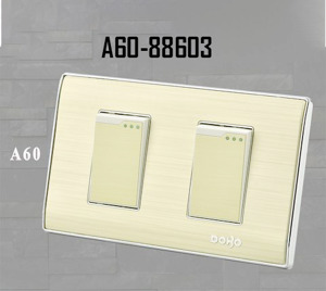 Bộ hai công tắc một chiều DOBO A60-88603