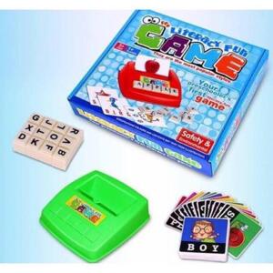 Bộ học từ vựng ghép chữ tiếng anh Literacy Fun Game (mẫu B)