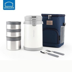 Bộ hộp cơm giữ nhiệt Lock&Lock Easy Take LHC8034
