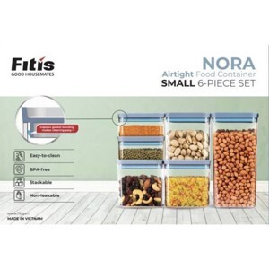 Bộ hộp nhựa Fitis FS-01E1 6 cái