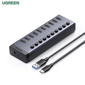 Bộ HUB chia 10 cổng USB 3.0 Ugreen 30779 1M 10 cổng