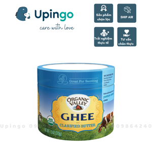 Bơ hữu cơ Ghee Organic Valley 212g