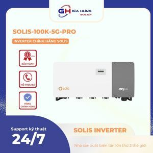 Bộ inverter hòa lưới điện năng lượng mặt trời Solis-100K
