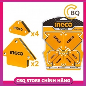 Bộ ke góc hàn nam châm 6 chi tiết Ingco AMWH6001