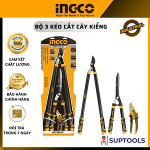 Bộ kéo cắt tỉa cành 3 chi tiết Ingco HLT76033