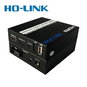 Bộ kéo dài hdmi sang quang USB HL-HDMI-1USB-20TR