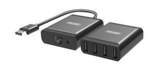 Bộ kéo dài USB 2.0 qua Lan 60M (4 Cổng USB) Unitek Y-2516