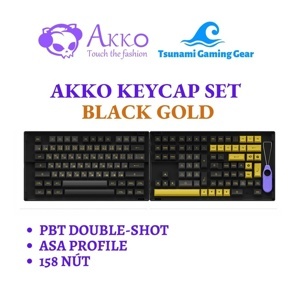 Bộ Keycap Akko Carbon 158 nút