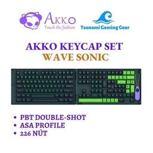 Bộ Keycap Akko Wave Sonic - 229 nút