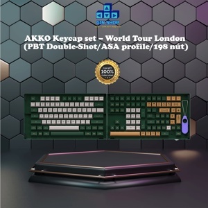 Bộ keycap phím cơ Akko World Tour Tokyo (OEM) PBT