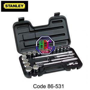 Bộ khẩu Stanley 86-531 - 1/2 inch 12 cạnh gồm 22 chi tiết