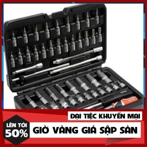 Bộ khẩu vặn tay đa năng Yato YT-14501, 56 chi tiết