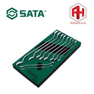 Bộ khay cờ lê hai đầu vòng 10 chi tiết Sata 09905