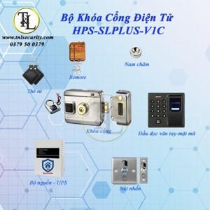 Bộ khóa cổng điện tử thông minh HPS-SLPLUS-V1C