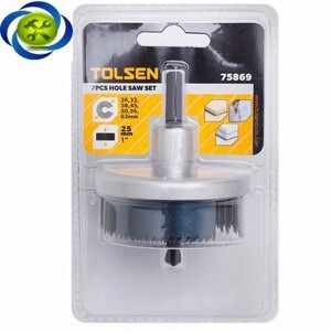 Bộ khoét lỗ 7 cái Tolsen 75869