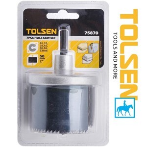 Bộ khoét lỗ 7 cái Tolsen 75870