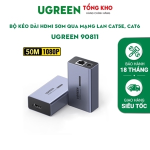 Bộ khuếch đại HDMI 70m qua cáp mạng Ugreen 20519