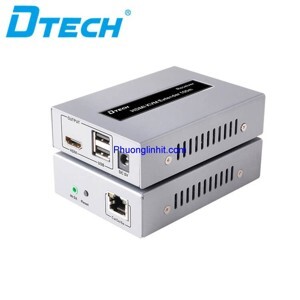 Bộ khuếch đại HDMI + USB qua cáp mạng 100M DT-7054A