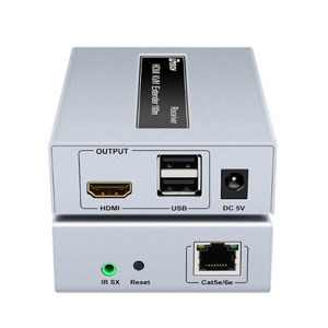 Bộ khuếch đại HDMI + USB qua mạng 100M Dtech DT-7051
