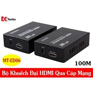 Bộ khuếch đại tín hiệu HDMI 100-120m - HDMI Extender MT-ED06. Nối dài cáp HDMI qua đường dây mạng