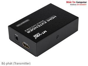 Bộ khuếch đại tín hiệu HDMI 100-120m - HDMI Extender MT-ED06. Nối dài cáp HDMI qua đường dây mạng