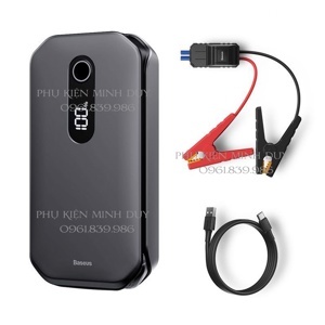 Bộ kích bình dùng cho xe hơi Baseus Super Energy Pro Car Jump Starter (5V/3A, 3in1, 12,000mAh Power Bank , Peak current 1000A）