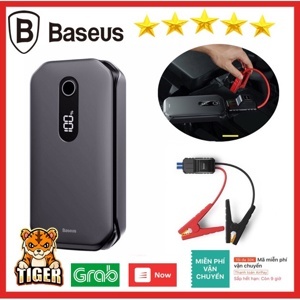 Bộ kích nguồn dùng cho xe ô tô Baseus Super Energy Car Jump Starter（8000mAh, 5V/2.4A Power Bank, Car Battery Booster 12V Starting Device ）