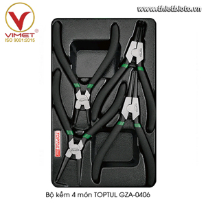 Bộ kiềm 4 món TOPTUL GZA-0406