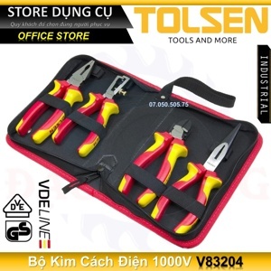 Bộ kìm cách điện 1000V Tolsen V83204