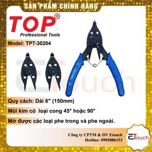 Bộ kìm mở phe đa năng 6 đầu Top  -  TPT-30204