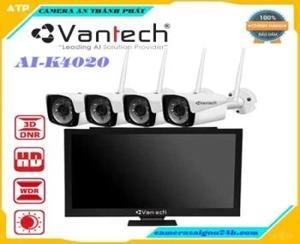 Bộ kit 4 camera IP Wifi Vantech AI-K4020