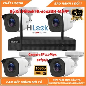 Bộ Kit camera IP Wifi Hilook IK-4042BH-MH/W(B)