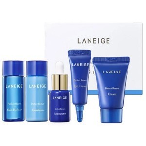 Bộ kit săn da chống lão hoá 5 món Perfect Renew Trial Kit Laneige Perfect