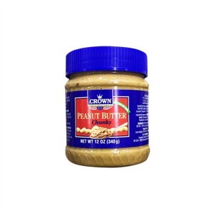 Bơ lạc (đậu phộng) Crown có lẫn hạt giòn 340g