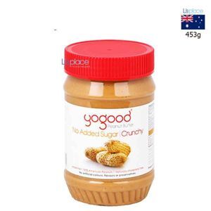 Bơ lạc không đường xay giòn hiệu Yogood – hộp 453g