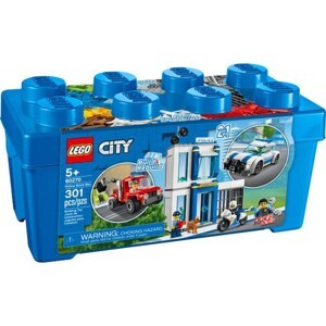 Bộ lắp ghép Thùng gạch cảnh sát Lego City 60270