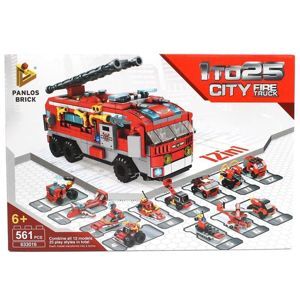 Bộ lắp ráp 12 trong 1 mô hình xe cứu hỏa - panlos 633016