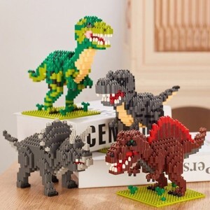 Bộ lắp ráp khủng long 3 sừng Triceratops 32 chi tiết Polesie Toys