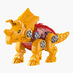 Bộ lắp ráp khủng long 3 sừng Triceratops 32 chi tiết Polesie Toys